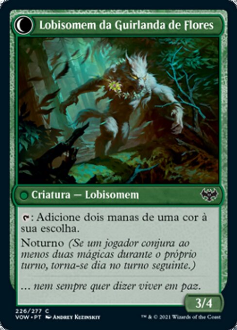 Weaver of Blossoms // Blossom-Clad Werewolf - Verso