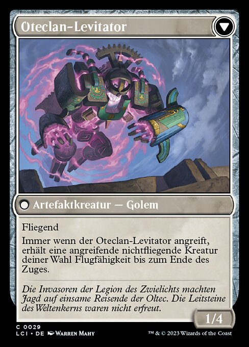 Oteclan Landmark // Oteclan Levitator - Verso