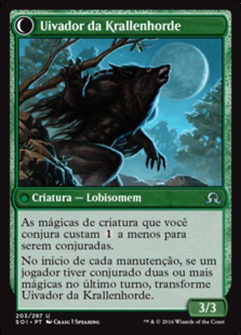Duskwatch Recruiter // Krallenhorde Howler - Verso