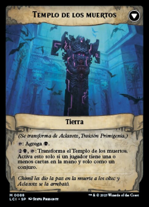 Aclazotz, Deepest Betrayal // Temple of the Dead - Verso