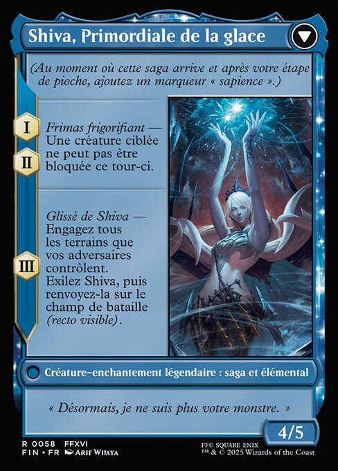 Jill, Shiva's Dominant // Shiva, Warden of Ice - Verso