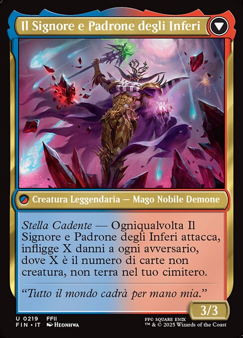 The Emperor of Palamecia // The Lord Master of Hell - Verso