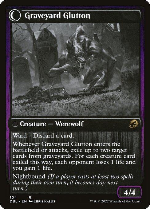 Graveyard Trespasser // Graveyard Glutton - Verso