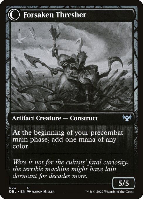 Foreboding Statue // Forsaken Thresher - Verso