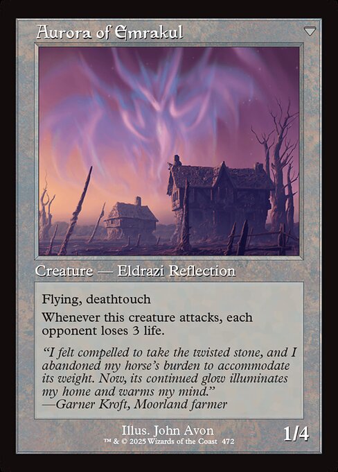 Cryptolith Fragment // Aurora of Emrakul - Verso