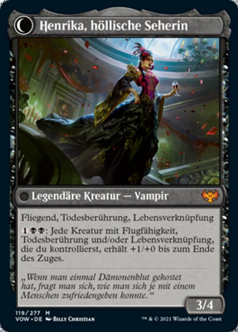 Henrika Domnathi // Henrika, Infernal Seer - Verso