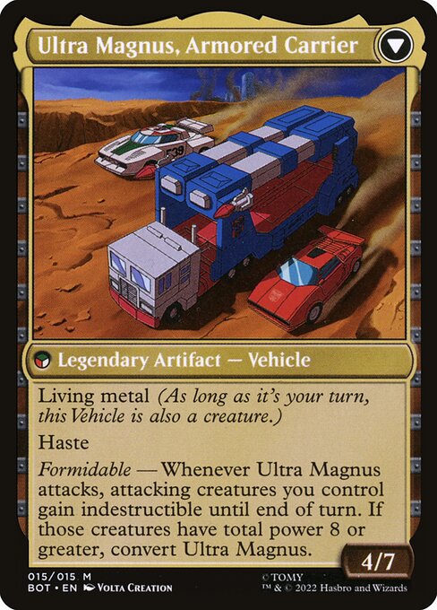Ultra Magnus, Tactician // Ultra Magnus, Armored Carrier - Verso