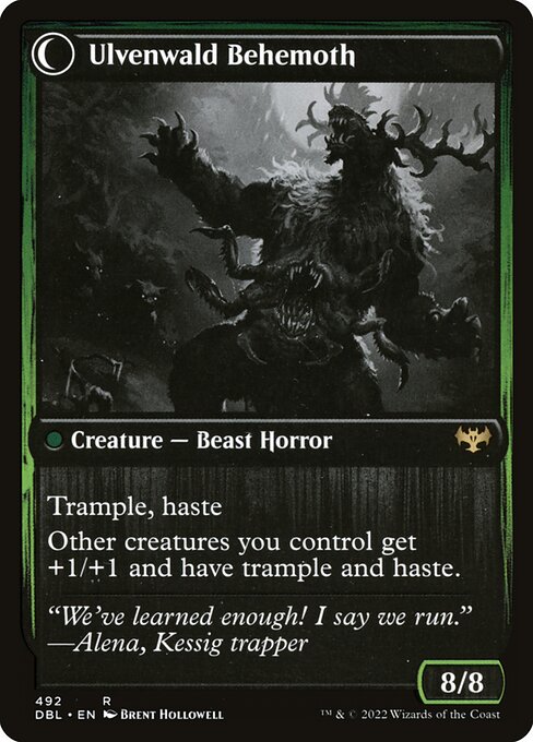 Ulvenwald Oddity // Ulvenwald Behemoth - Verso