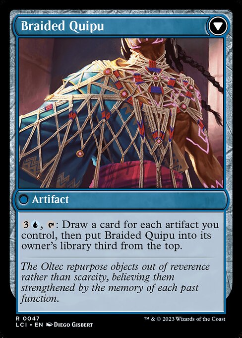 Braided Net // Braided Quipu - Verso