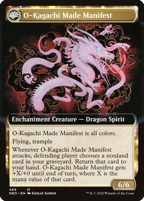 The Kami War // O-Kagachi Made Manifest - Verso