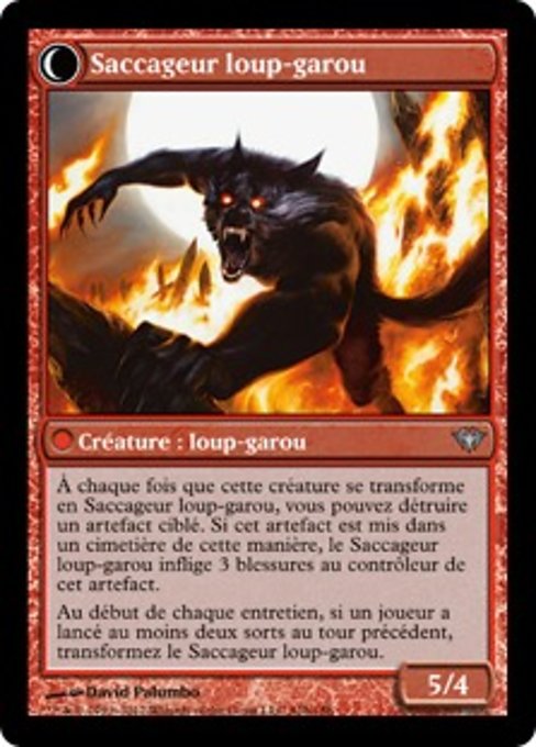 Afflicted Deserter // Werewolf Ransacker - Verso