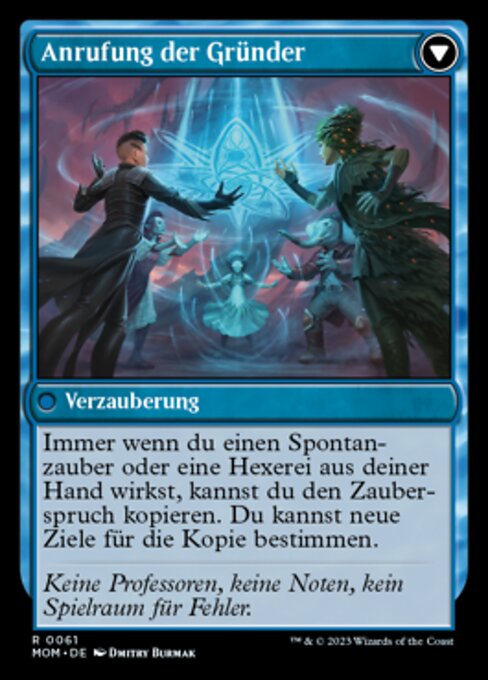 Invasion of Arcavios // Invocation of the Founders - Verso