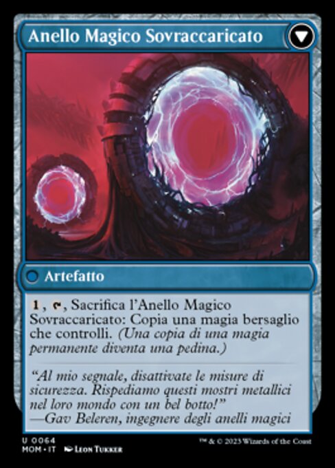 Invasion of Vryn // Overloaded Mage-Ring - Verso