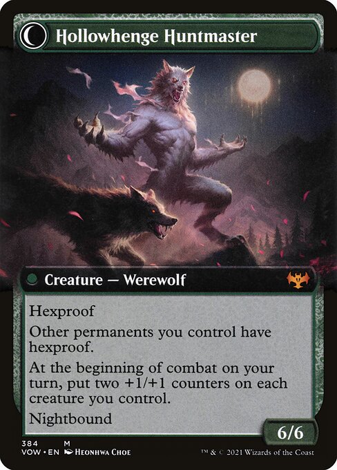 Avabruck Caretaker // Hollowhenge Huntmaster - Verso