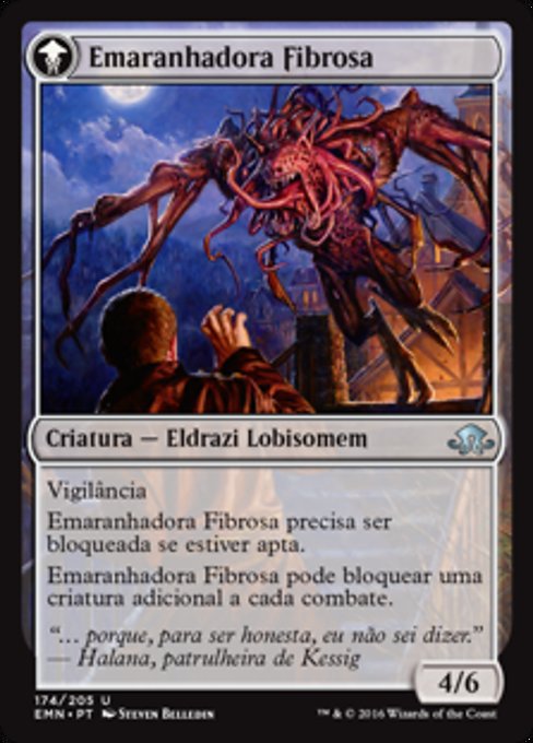 Tangleclaw Werewolf // Fibrous Entangler - Verso