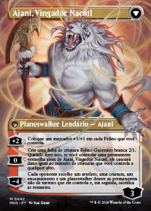 Ajani, Nacatl Pariah // Ajani, Nacatl Avenger - Verso