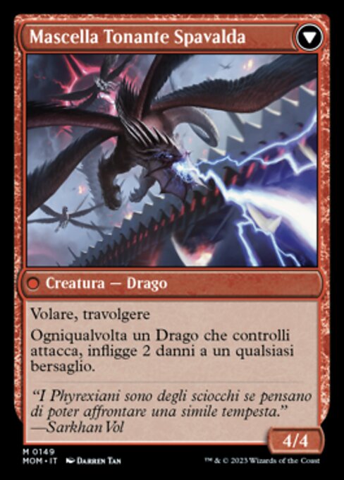 Invasion of Tarkir // Defiant Thundermaw - Verso