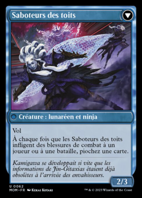 Invasion of Kamigawa // Rooftop Saboteurs - Verso