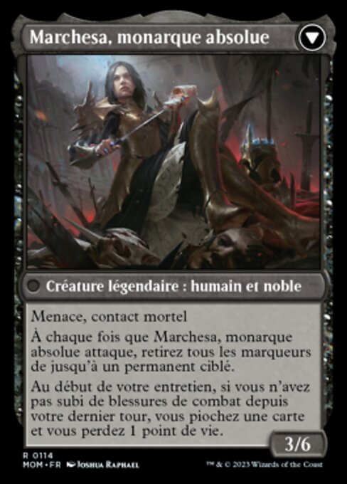 Invasion of Fiora // Marchesa, Resolute Monarch - Verso