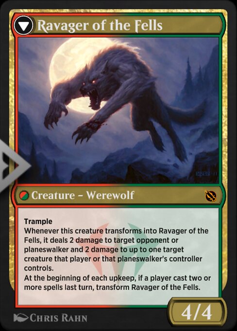 Huntmaster of the Fells // Ravager of the Fells - Verso