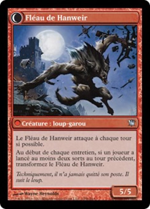 Hanweir Watchkeep // Bane of Hanweir - Verso