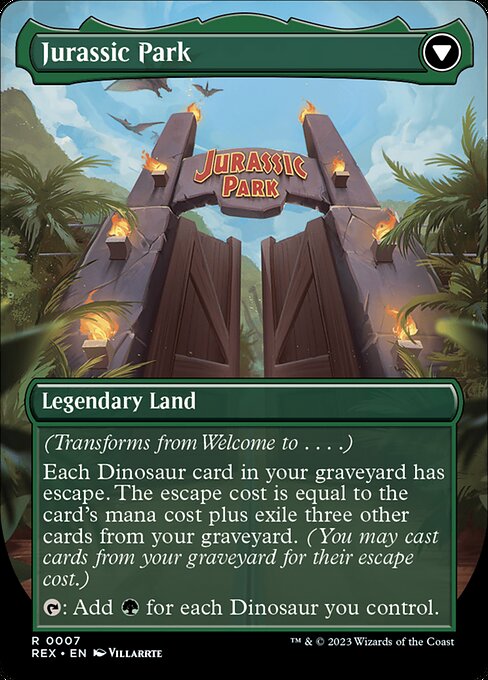 Welcome to . . . // Jurassic Park - Verso