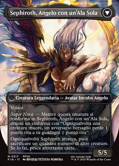 Sephiroth, Fabled SOLDIER // Sephiroth, One-Winged Angel - Verso
