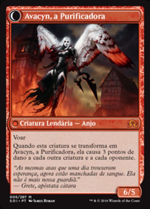 Archangel Avacyn // Avacyn, the Purifier - Verso