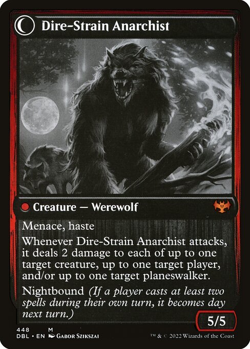 Volatile Arsonist // Dire-Strain Anarchist - Verso
