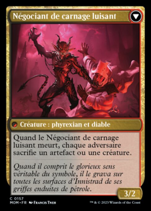 Pyretic Prankster // Glistening Goremonger - Verso