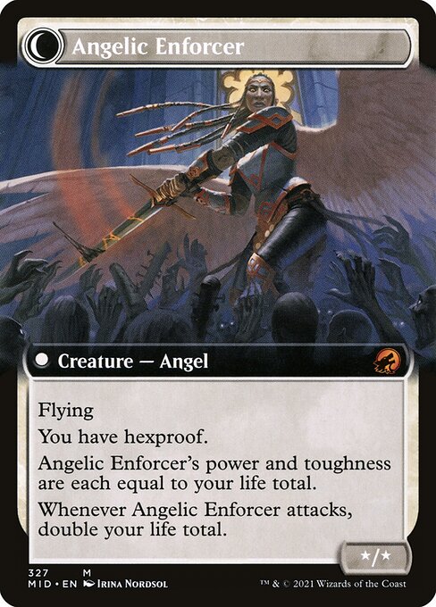 Enduring Angel // Angelic Enforcer - Verso