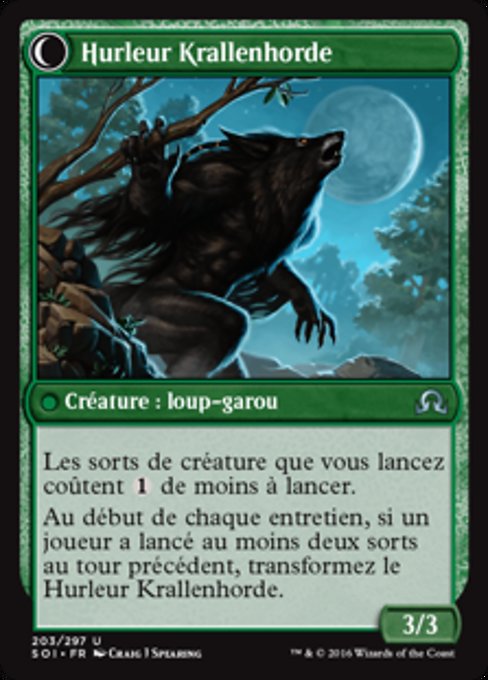 Duskwatch Recruiter // Krallenhorde Howler - Verso