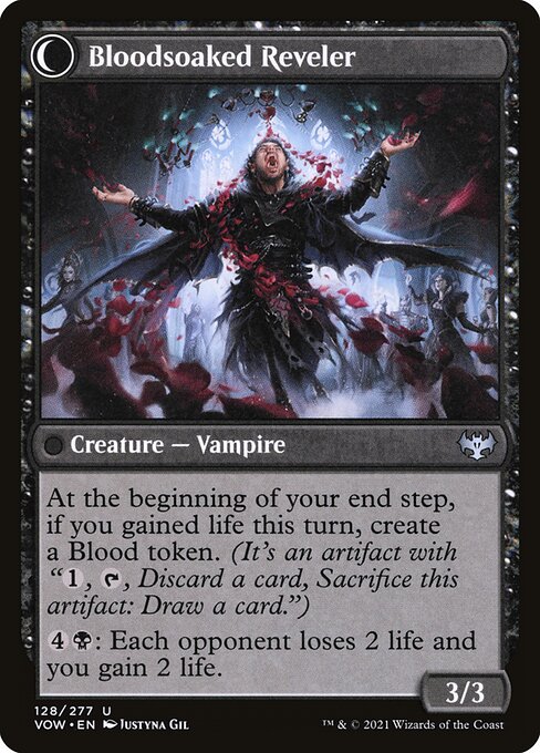 Restless Bloodseeker // Bloodsoaked Reveler - Verso