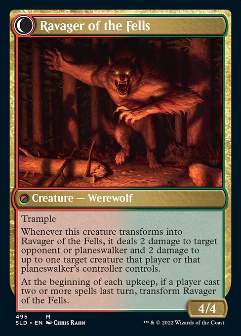 Huntmaster of the Fells // Ravager of the Fells - Verso