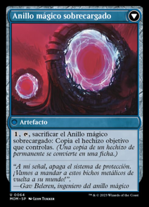 Invasion of Vryn // Overloaded Mage-Ring - Verso