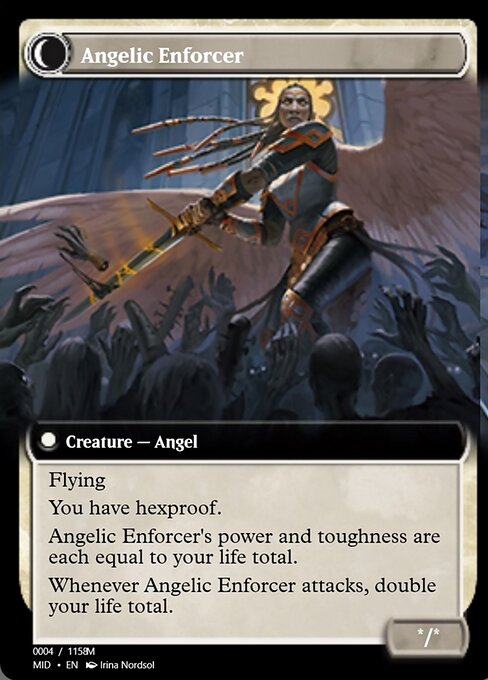 Enduring Angel // Angelic Enforcer - Verso
