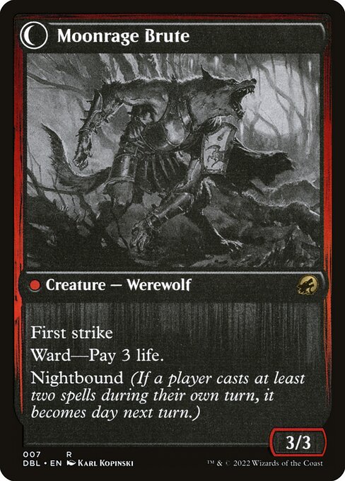 Brutal Cathar // Moonrage Brute - Verso
