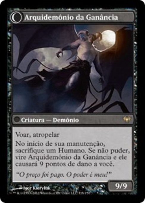 Ravenous Demon // Archdemon of Greed - Verso