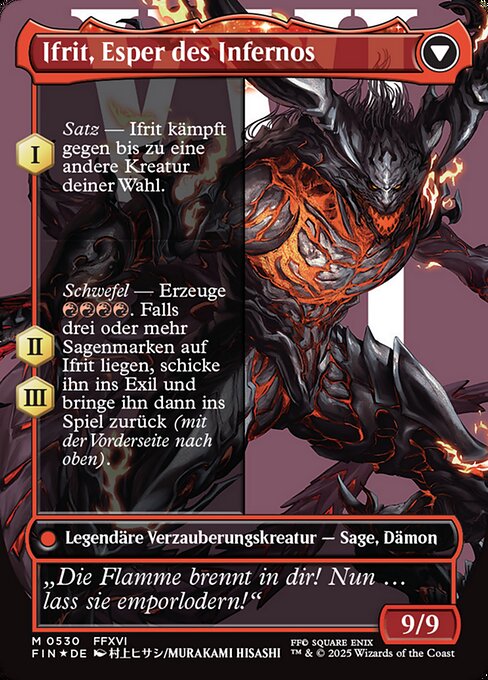 Clive, Ifrit's Dominant // Ifrit, Warden of Inferno - Verso