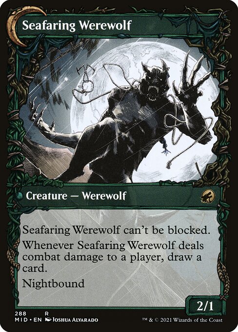 Suspicious Stowaway // Seafaring Werewolf - Verso