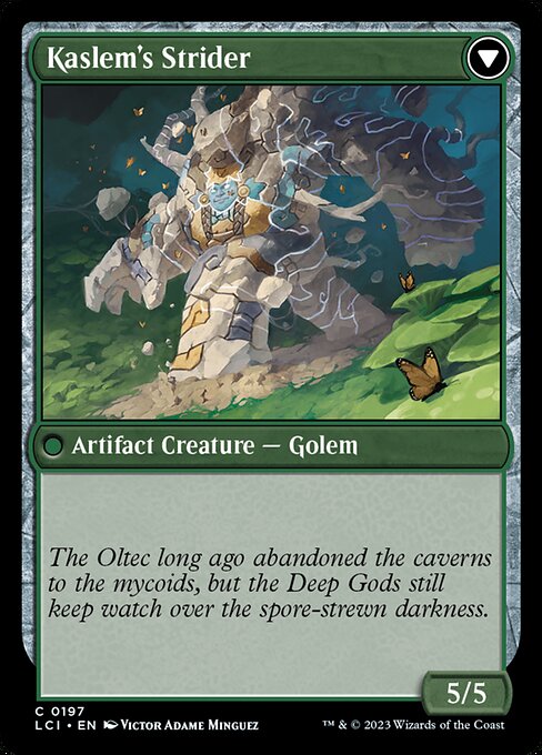 Kaslem's Stonetree // Kaslem's Strider - Verso