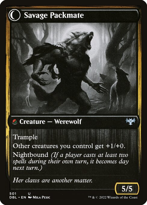 Child of the Pack // Savage Packmate - Verso