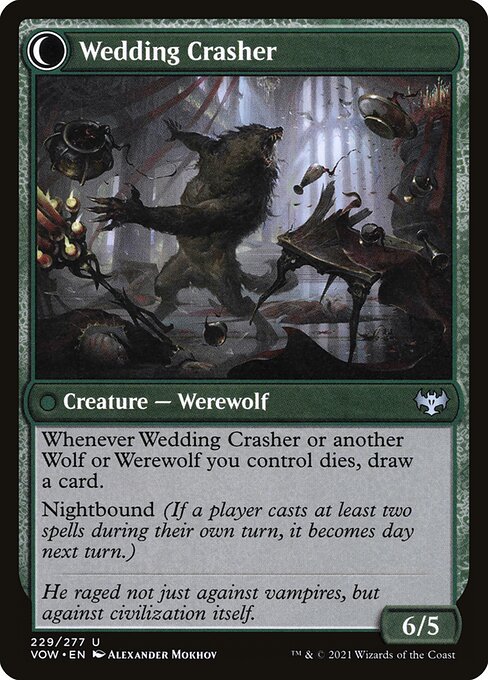 Wolfkin Outcast // Wedding Crasher - Verso