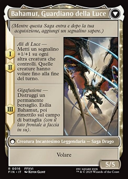 Dion, Bahamut's Dominant // Bahamut, Warden of Light - Verso