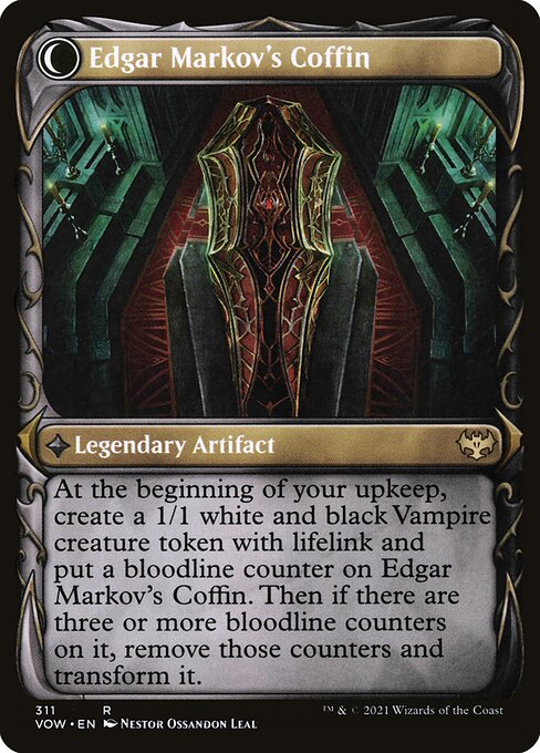 Edgar, Charmed Groom // Edgar Markov's Coffin - Verso