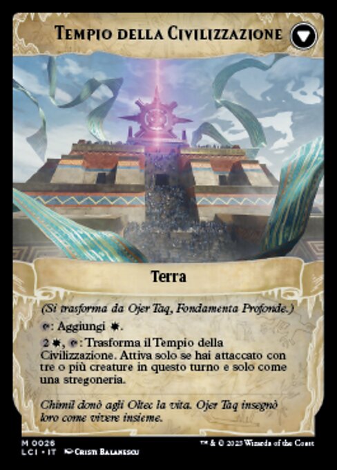 Ojer Taq, Deepest Foundation // Temple of Civilization - Verso