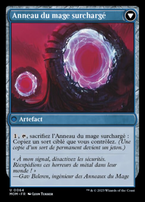 Invasion of Vryn // Overloaded Mage-Ring - Verso