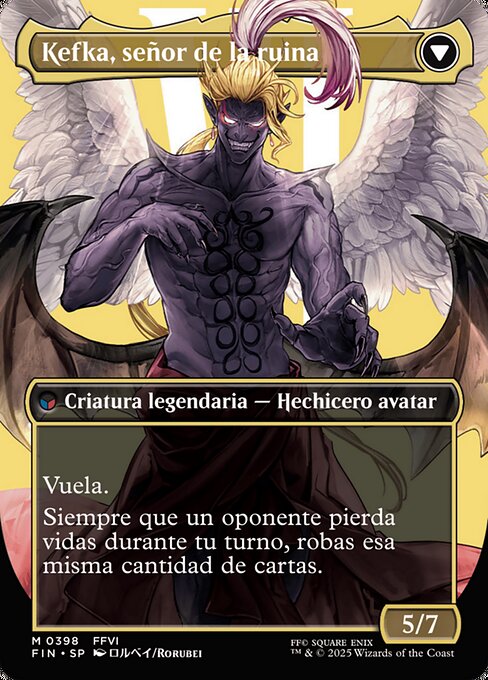 Kefka, Court Mage // Kefka, Ruler of Ruin - Verso