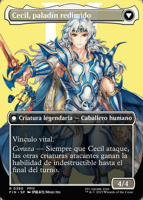 Cecil, Dark Knight // Cecil, Redeemed Paladin - Verso