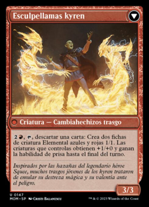Invasion of Mercadia // Kyren Flamewright - Verso